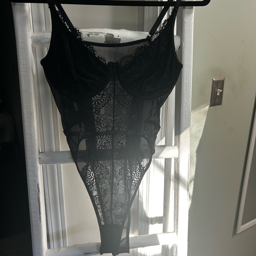 Black Lace Bodysuit